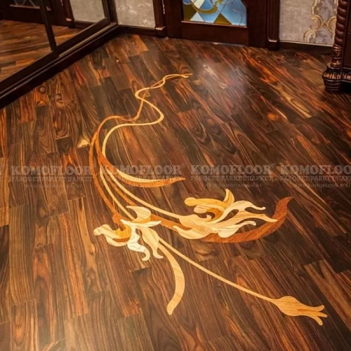 ПАЛИСАНДР N ШТУЧНЫЙ ПАРКЕТ KOMOFLOOR